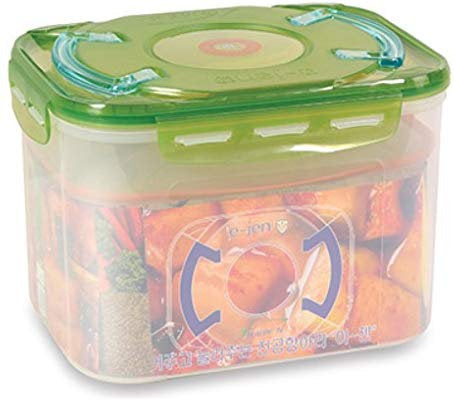 Ejen, E-jen, Kimchi Container, Fermentation Container, Brown, Korean, No smell, Container, Kitchen, Cookware, Perfeckitchenco, Pickled, dishwasher safe, freezer safe, microwave safe, Kimchi, Green, Clear, Storage, Plastic, 8.5L, 2.2 gallon