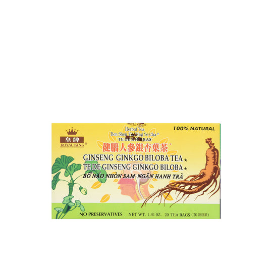 Royal King Ginseng Ginko Biloba 20pk