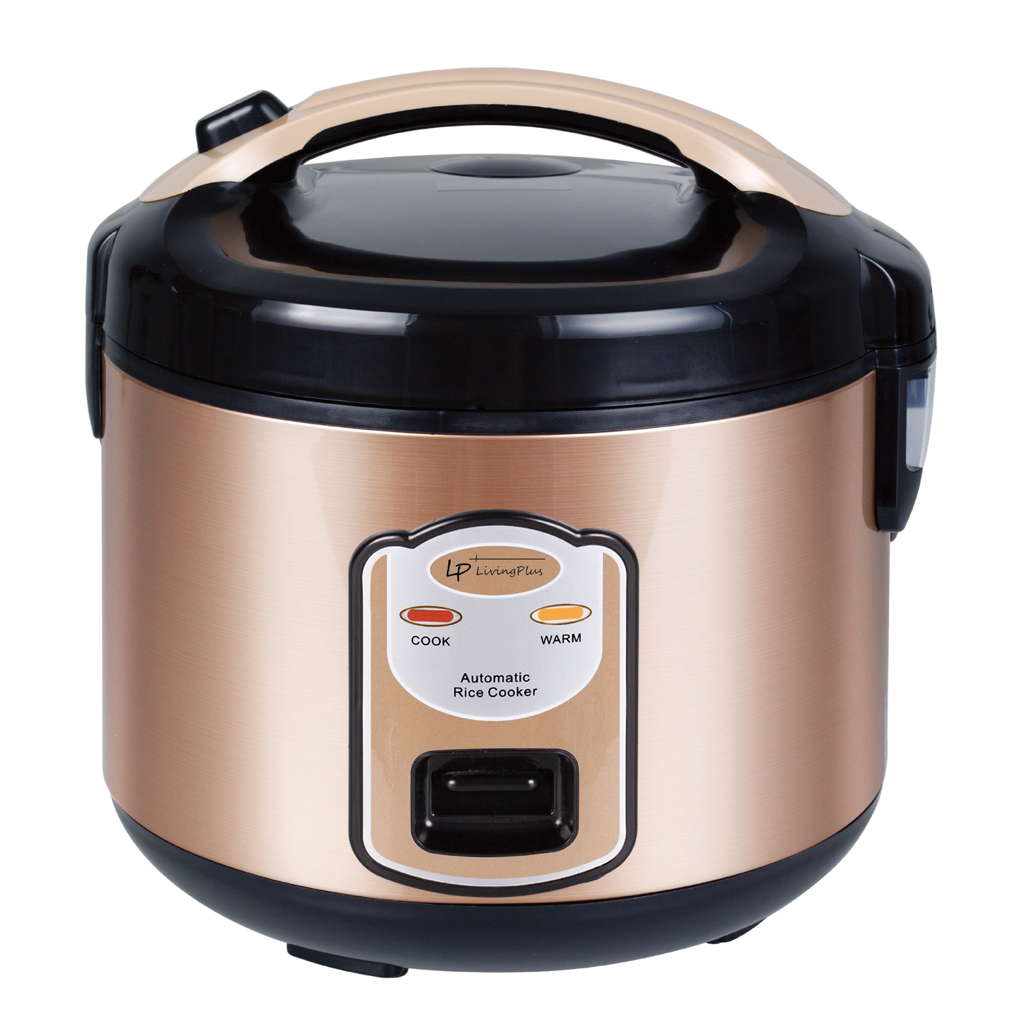 LP LIVING PLUS Electric Rice Cooker, Non stick, One Touch Button, with –  PerfectKitchenCo