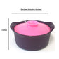 Pamire Silicone Microwave Egg Steaming Pot Steamer Egg Cooker (Pink)