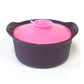 Pamire Silicone Microwave Egg Steaming Pot Steamer Egg Cooker (Pink)