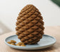Heavy Duty Pinecone Durable Natural Rubber Dental Teeth Cleaning Dog Feeder Chew Toy for Large and Medium Dogs- Insert Food or Treats Inside!