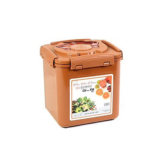 Ejen, E-jen, Kimchi Container, Fermentation Container, Brown, Korean, No smell, Container, Kitchen, Cookware, Perfeckitchenco, Pickled, dishwasher safe, freezer safe, microwave safe, Kimchi, 6.4L, Brown, Mud