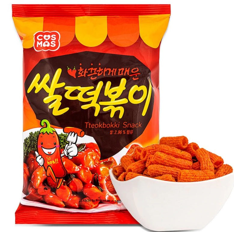 sweet and sour, hot, chip, snacks, korean, crispy, pasta, food, korean snacks, tteokbokki, gochujang