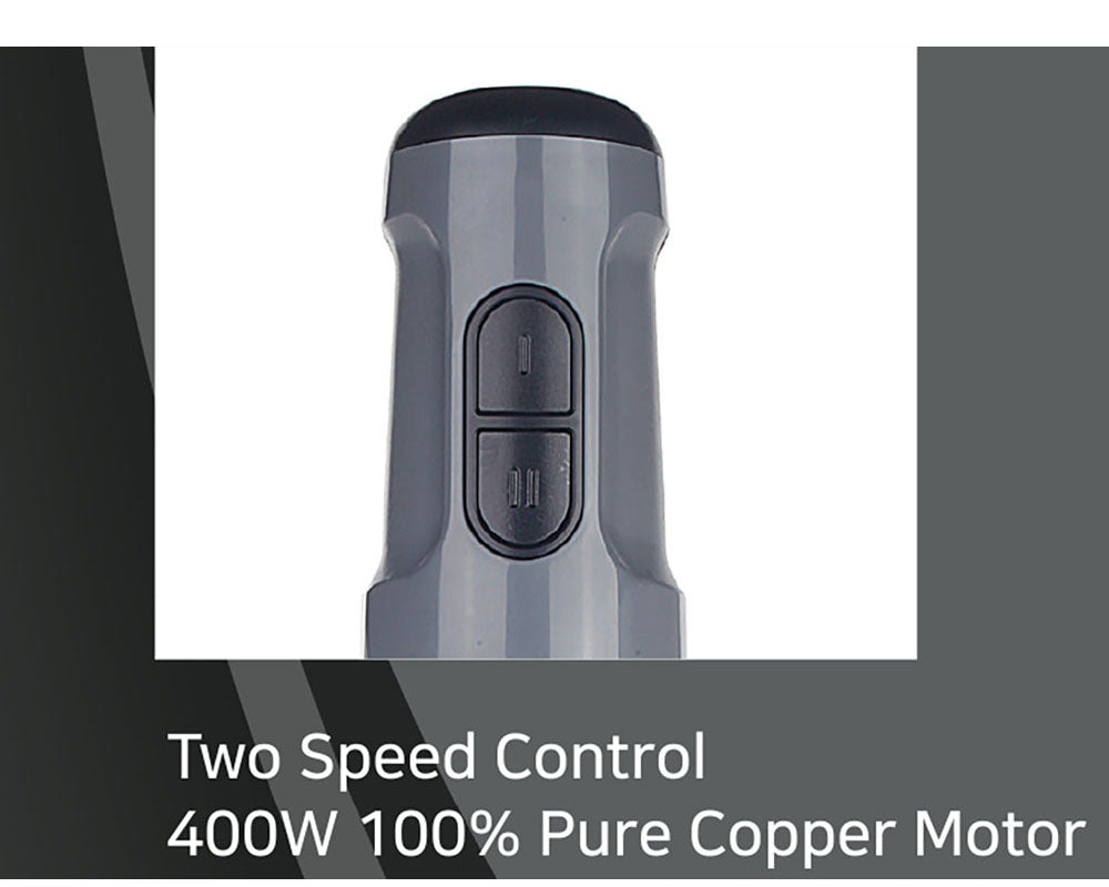 LP LIVING PLUS Powerful Electric Hand Blender, 400W, 2 speed control, Detachable