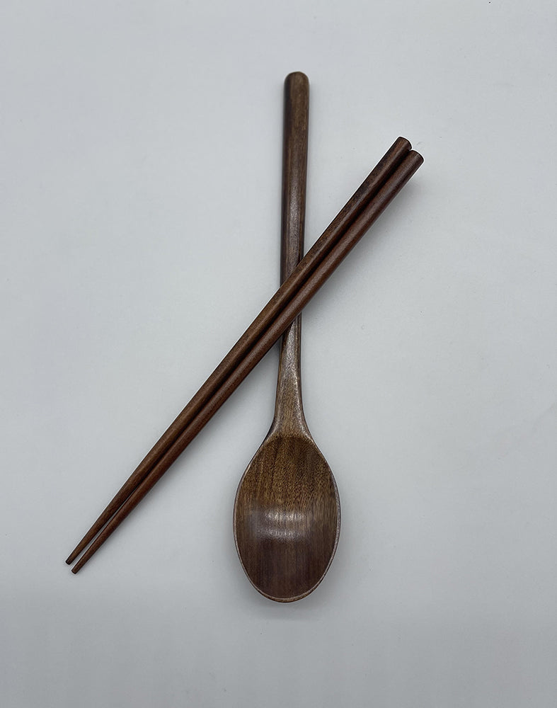 Wood Spoon and Chopstick Set